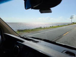 view from a car window