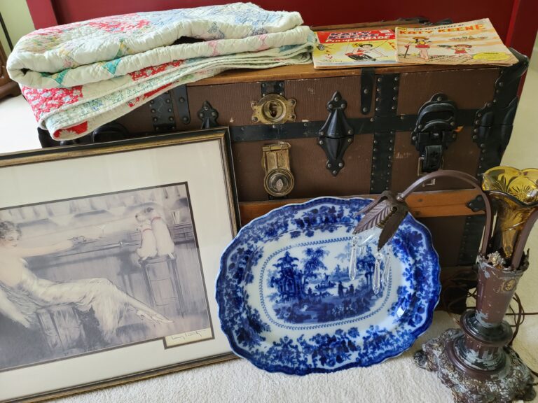 a grouping of antiques